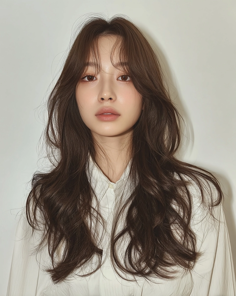 8 Stunning Soft Wave Perms Korea 2026 | Korea Hair Salon 5 soft wave perm Korea - Style 3 at Korea Hair Salon Seoul