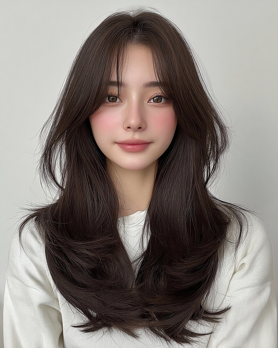 8 Stunning Soft Wave Perms Korea 2026 | Korea Hair Salon 5 soft wave perm Korea 2026 - Style 3 at Korea Hair Salon Seoul