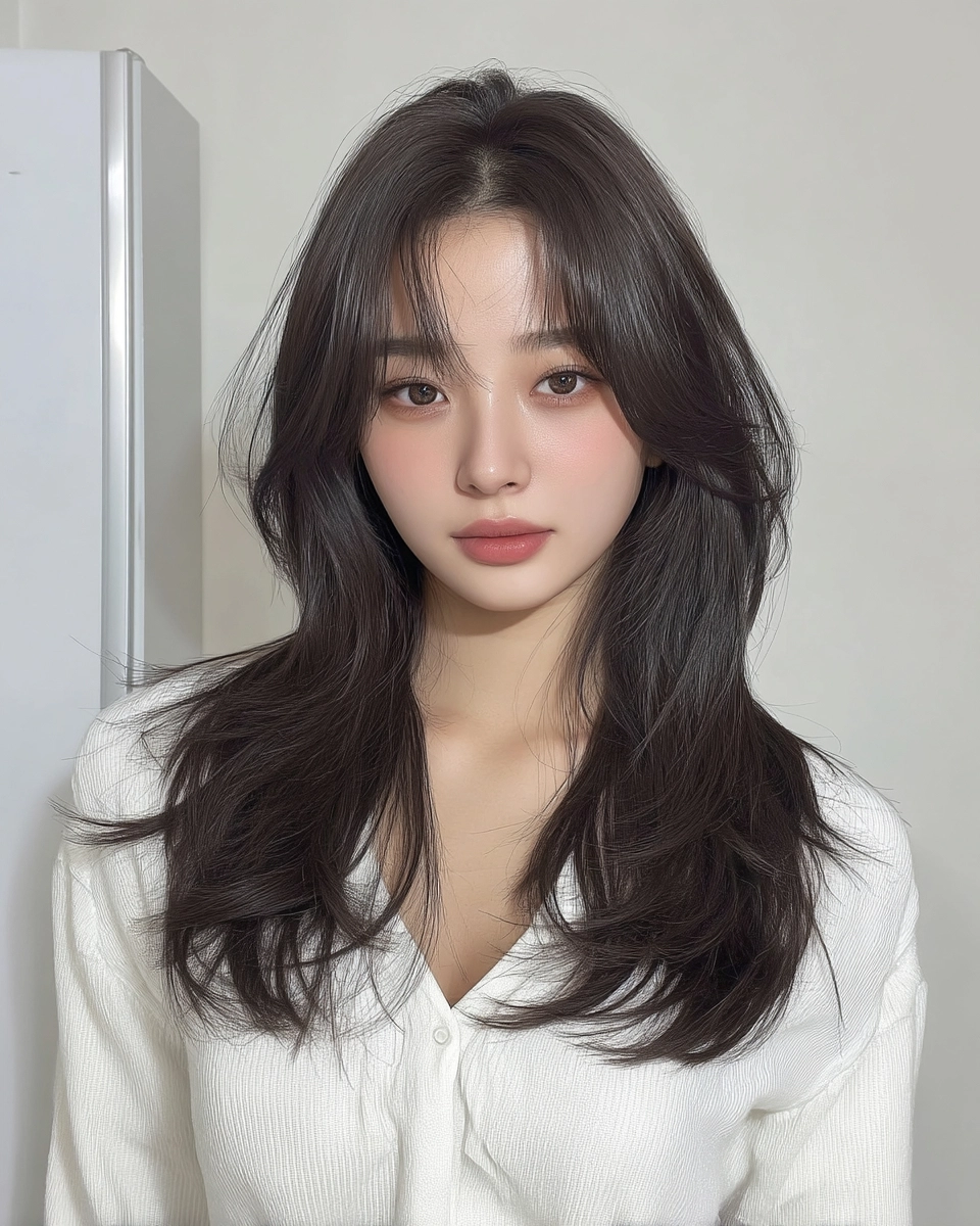 8 Stunning Soft Wave Perms Korea 2026 | Korea Hair Salon 7 soft wave perm Korea 2026 - Style 4 at Korea Hair Salon Seoul