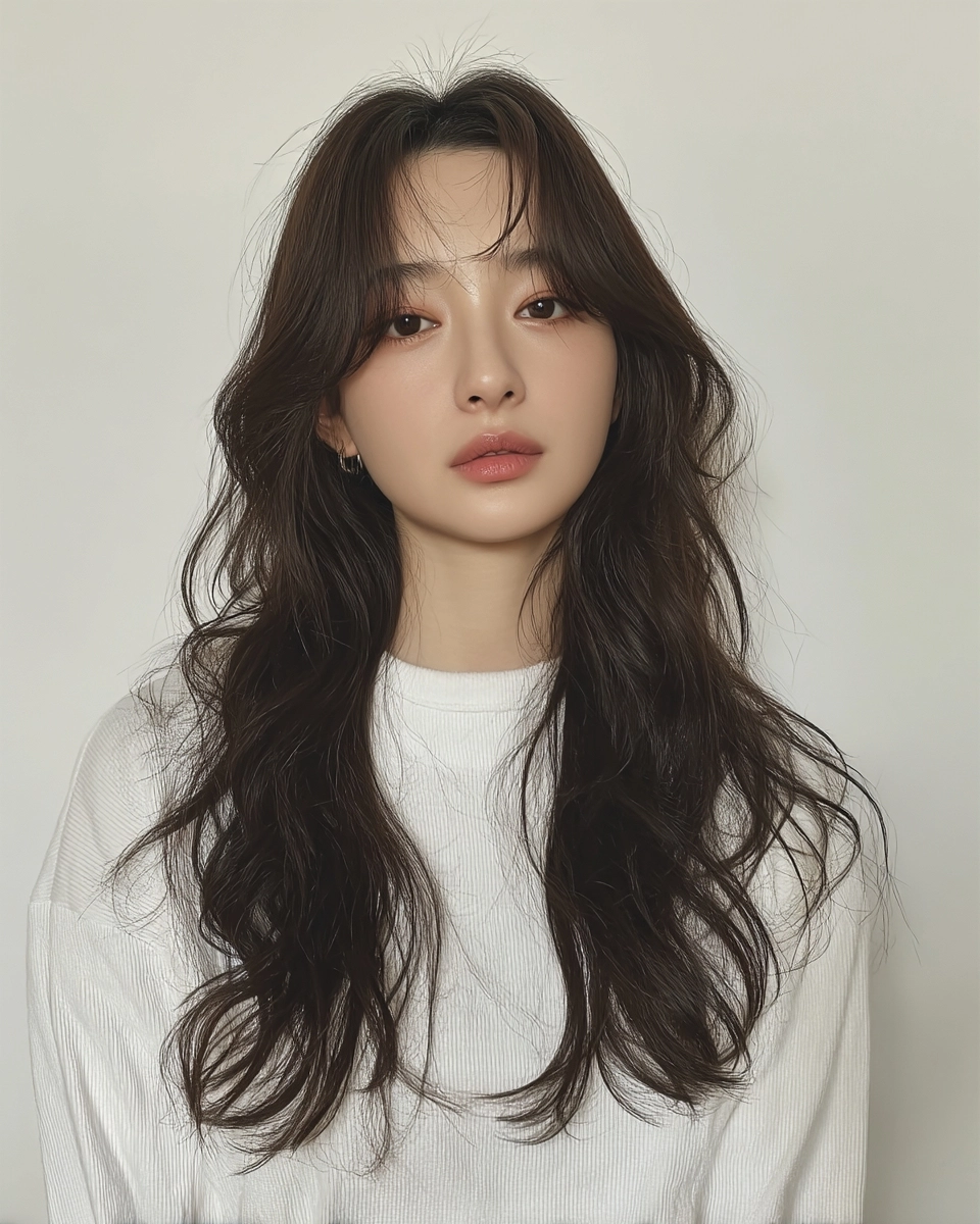 8 Stunning Soft Wave Perms Korea 2026 | Korea Hair Salon 7 soft wave perm Korea - Style 4 at Korea Hair Salon Seoul
