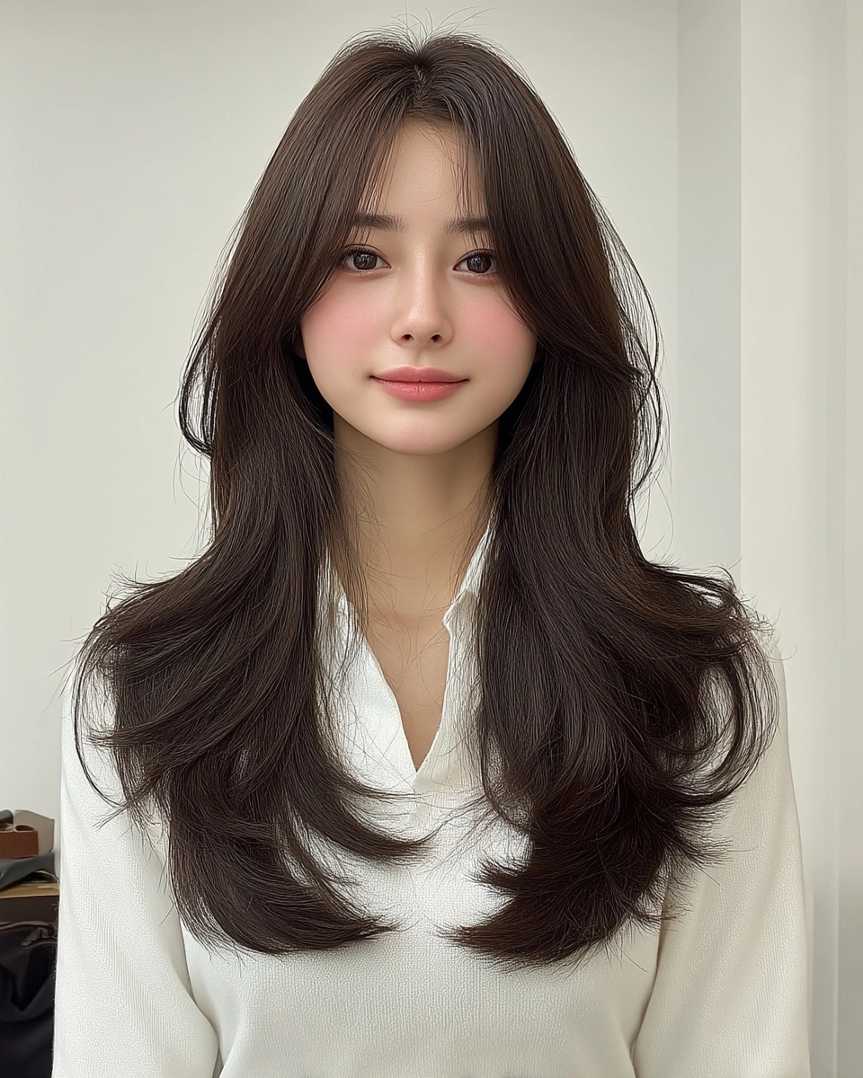 8 Stunning Soft Wave Perms Korea 2026 | Korea Hair Salon 9 soft wave perm Korea 2026 - Style 6 at Korea Hair Salon Seoul