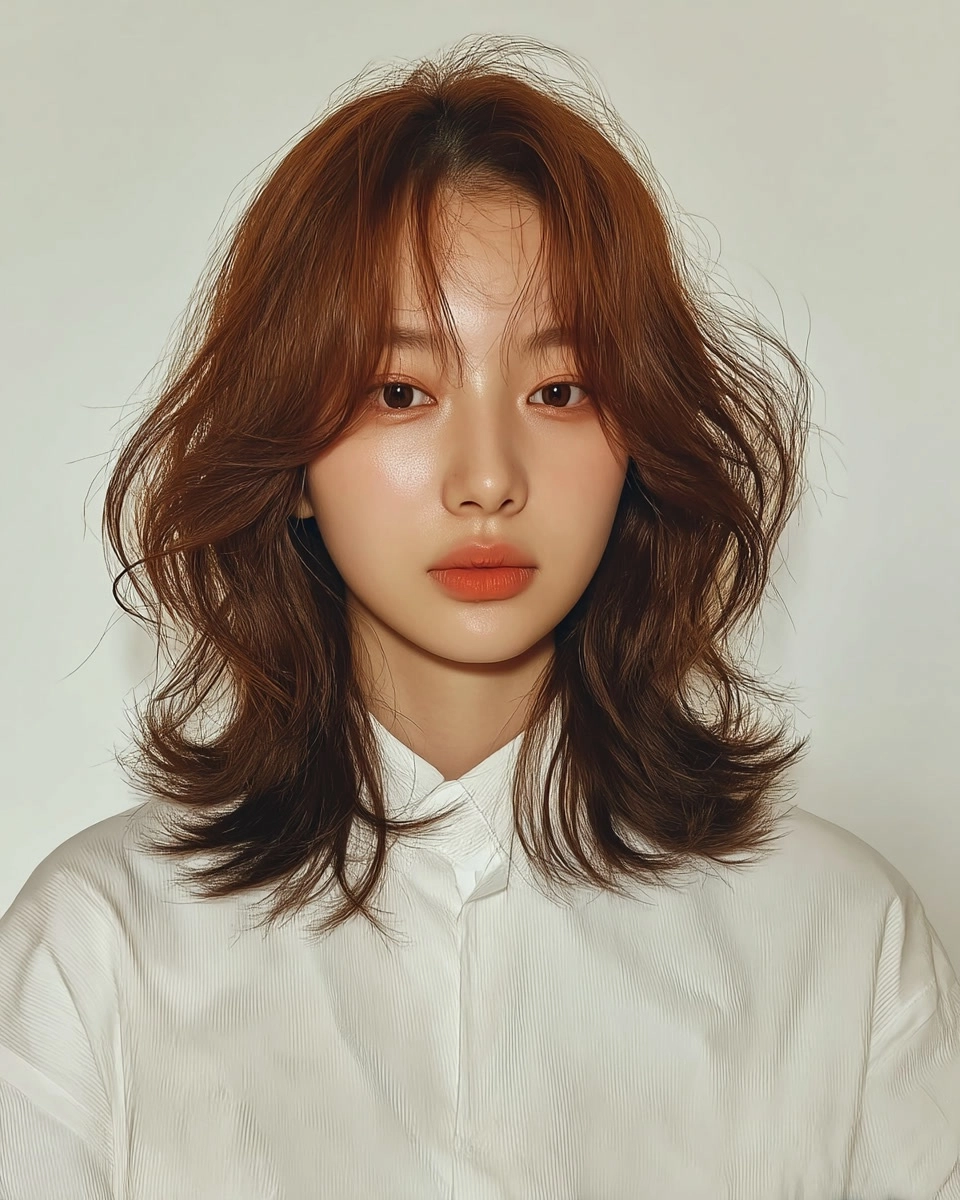 8 Stunning Soft Wave Perms Korea 2026 | Korea Hair Salon 9 soft wave perm Korea - Style 6 at Korea Hair Salon Seoul