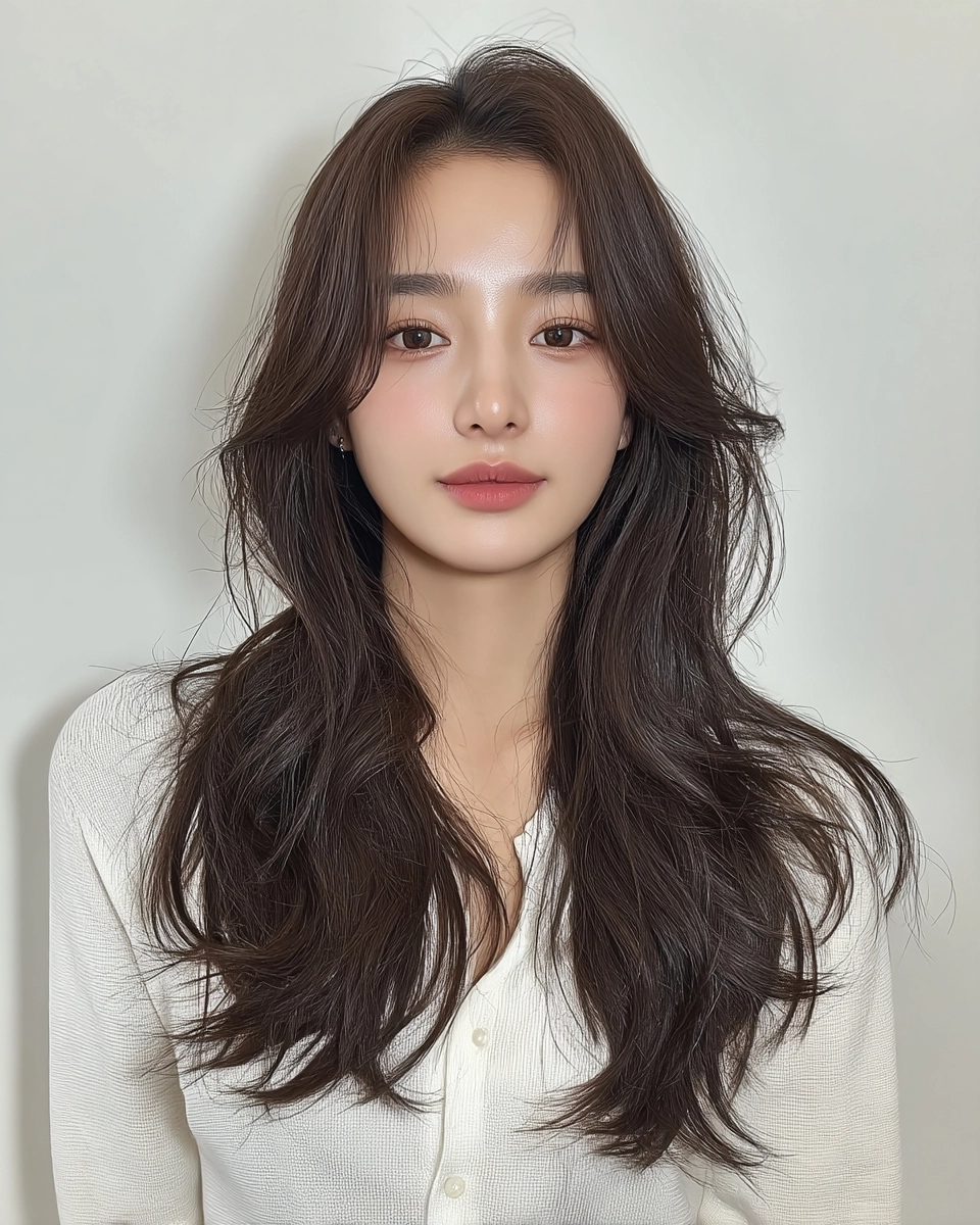 8 Stunning Soft Wave Perms Korea 2026 | Korea Hair Salon 10 soft wave perm Korea - Style 7 at Korea Hair Salon Seoul