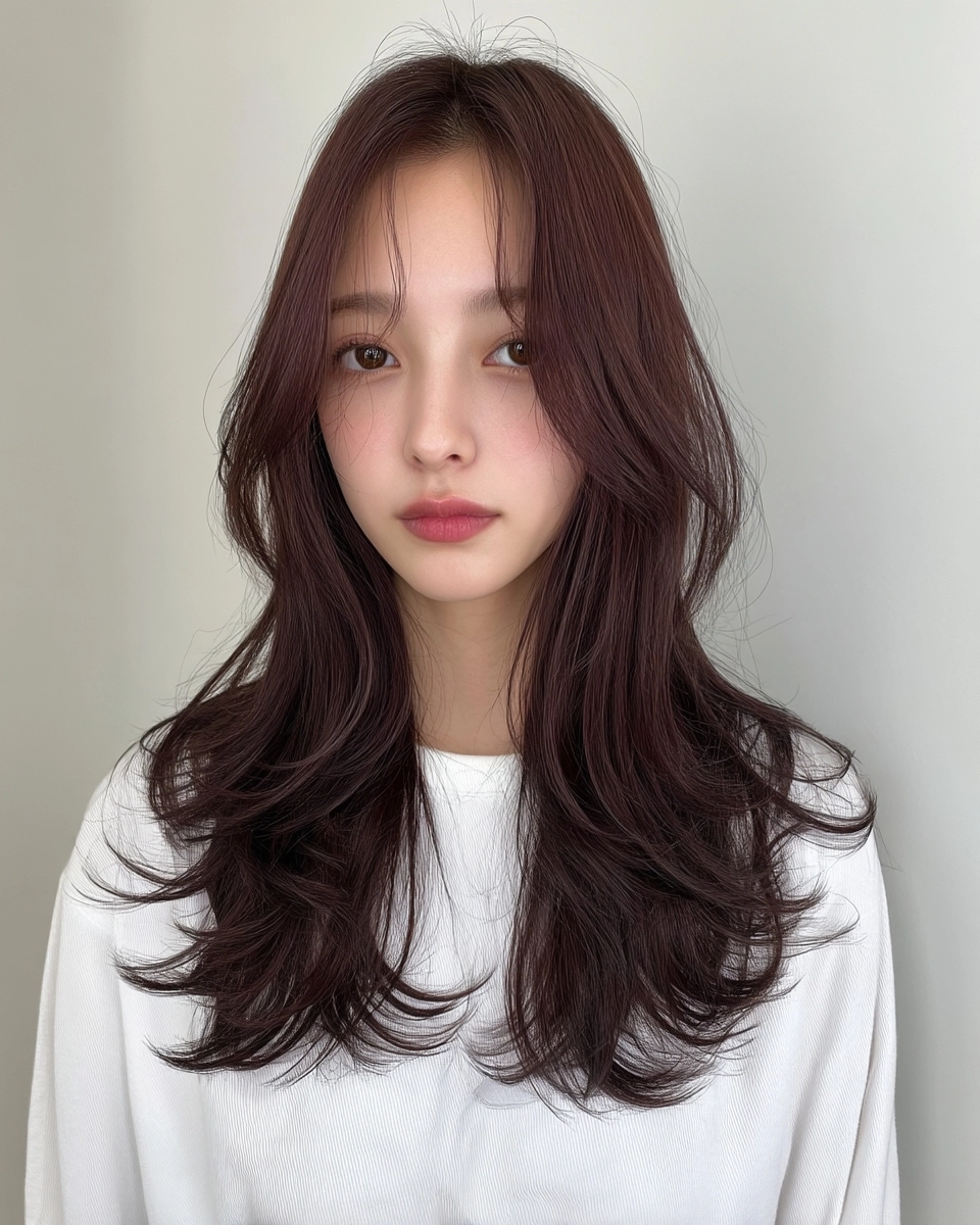 8 Stunning Soft Wave Perms Korea 2026 | Korea Hair Salon 11 soft wave perm Korea - Style 8 at Korea Hair Salon Seoul