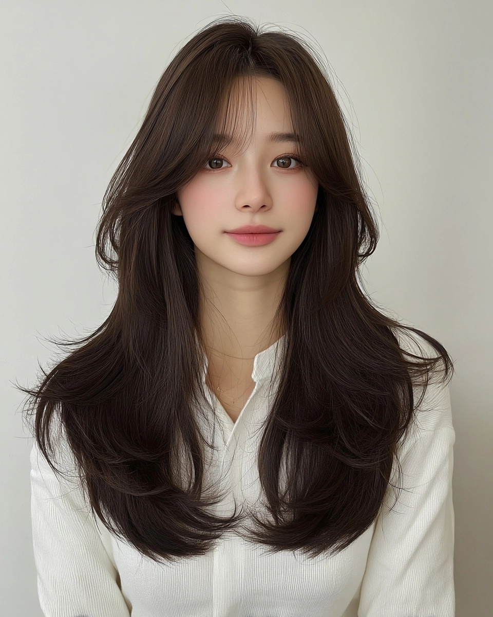 8 Stunning Soft Wave Perms Korea 2026 | Korea Hair Salon 11 soft wave perm Korea - Style 8 at Korea Hair Salon Seoul