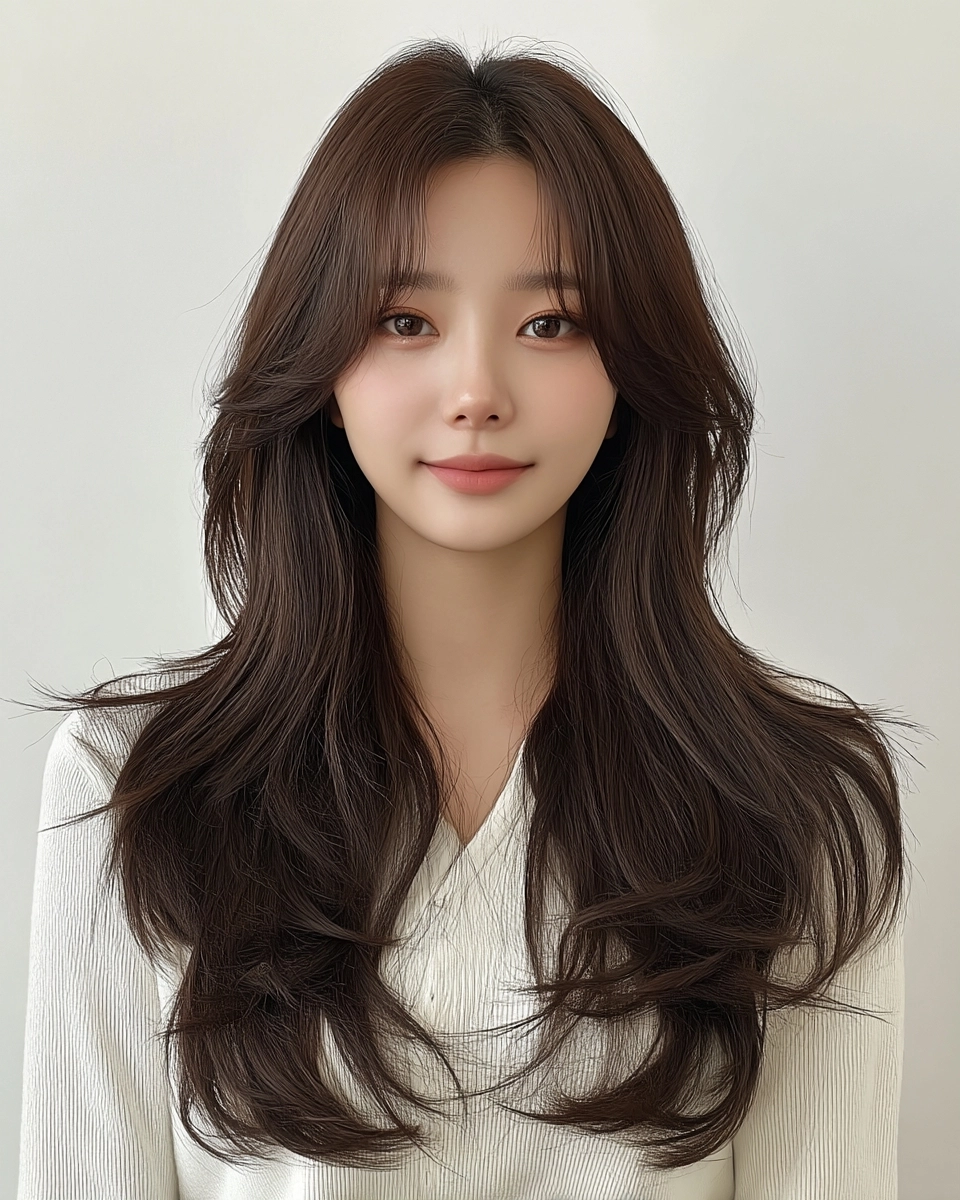 8 Stunning Soft Wave Perms Korea 2026 | Korea Hair Salon 11 soft wave perm Korea 2026 - Style 8 at Korea Hair Salon Seoul