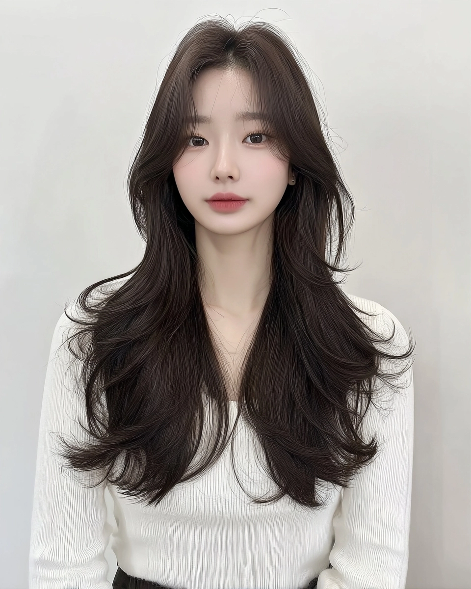 8 Stunning Soft Wave Perms Korea 2026 | Korea Hair Salon 11 soft wave perm Korea 2026 - Style 8 at Korea Hair Salon Seoul