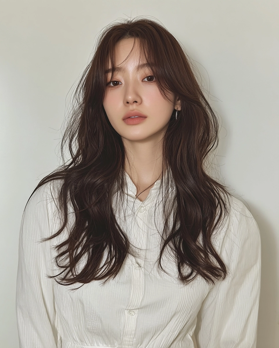 8 Stunning Textured Waves Korea 2026 | Korea Hair Salon 7 textured waves Korea 2026 - Style 4 at Korea Hair Salon Seoul