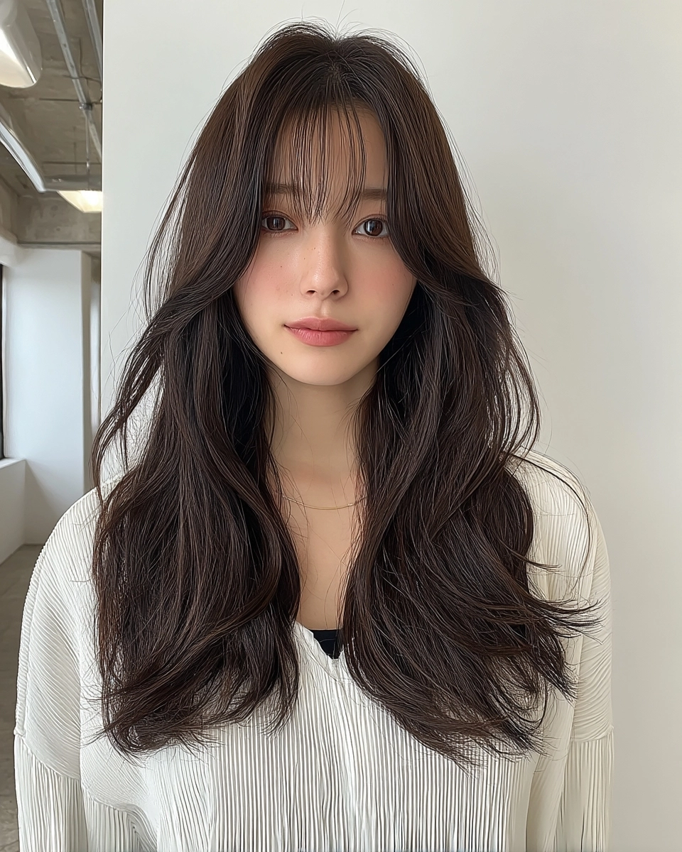 8 Stunning Textured Waves Korea 2026 | Korea Hair Salon 8 textured waves Korea 2026 - Style 5 at Korea Hair Salon Seoul