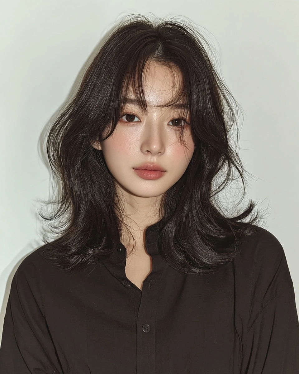 8 Stunning Textured Waves Korea 2026 | Korea Hair Salon 11 textured waves Korea 2026 - Style 8 at Korea Hair Salon Seoul