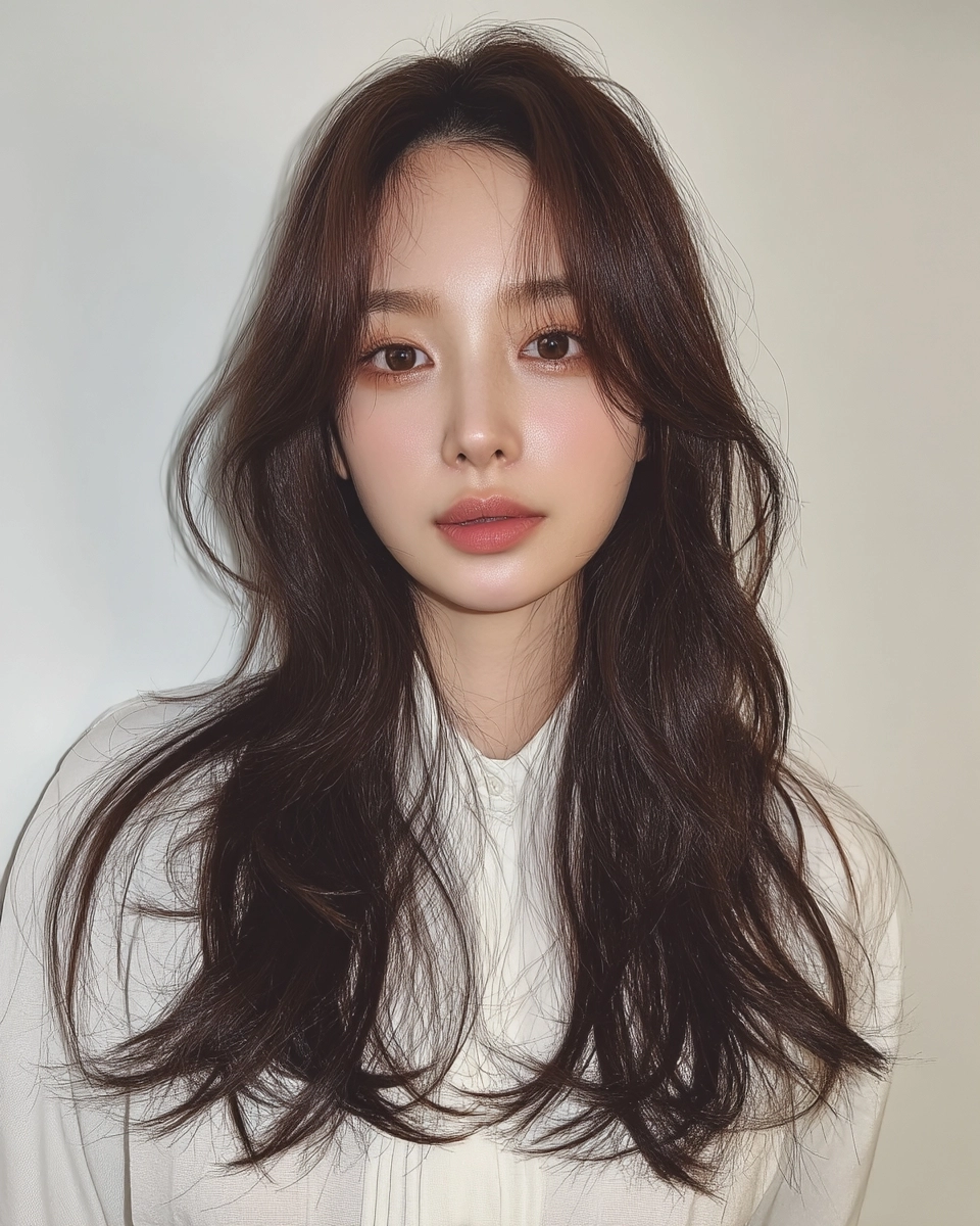 8 Stunning Voluminous Layers Seoul | Korea Hair Salon 4 voluminous layers Seoul - Style 2 at Korea Hair Salon Seoul