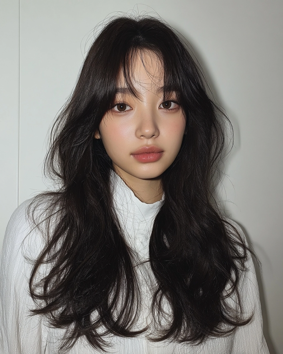 8 Stunning Voluminous Layers Seoul | Korea Hair Salon 5 voluminous layers Seoul - Style 3 at Korea Hair Salon Seoul