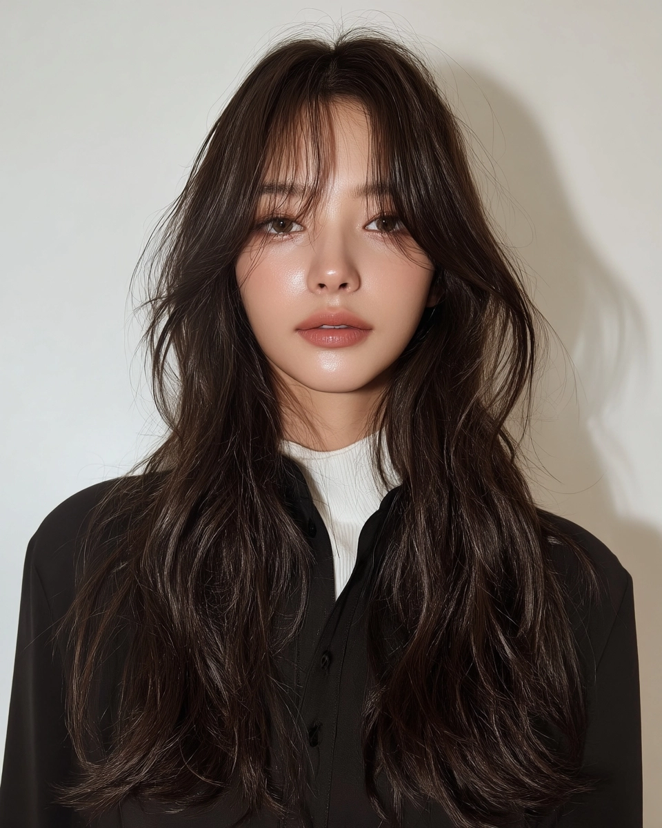 8 Stunning Voluminous Layers Seoul | Korea Hair Salon 8 voluminous layers Seoul - Style 5 at Korea Hair Salon Seoul