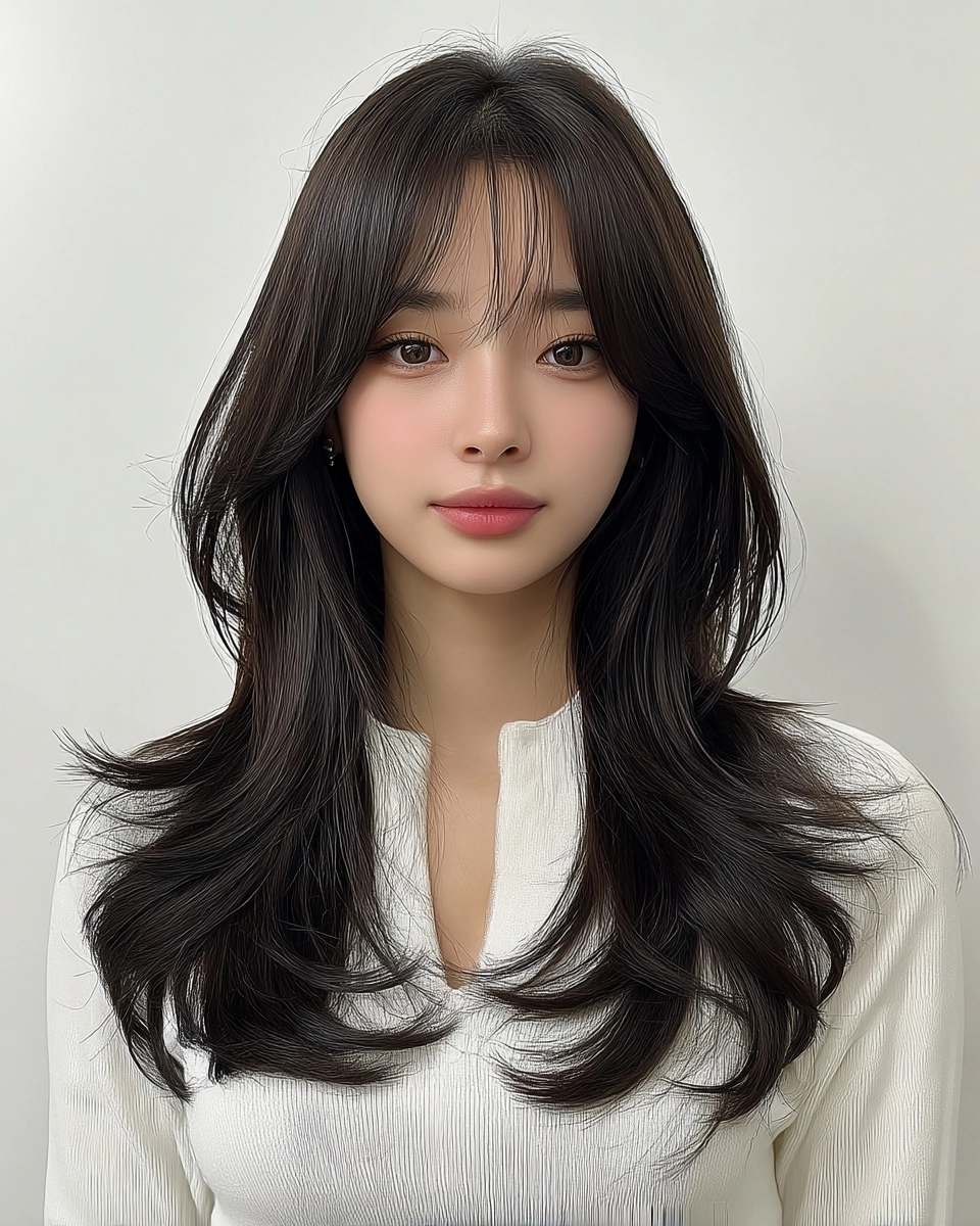 8 Stunning Voluminous Layers Seoul | Korea Hair Salon 9 voluminous layers Seoul - Style 6 at Korea Hair Salon Seoul