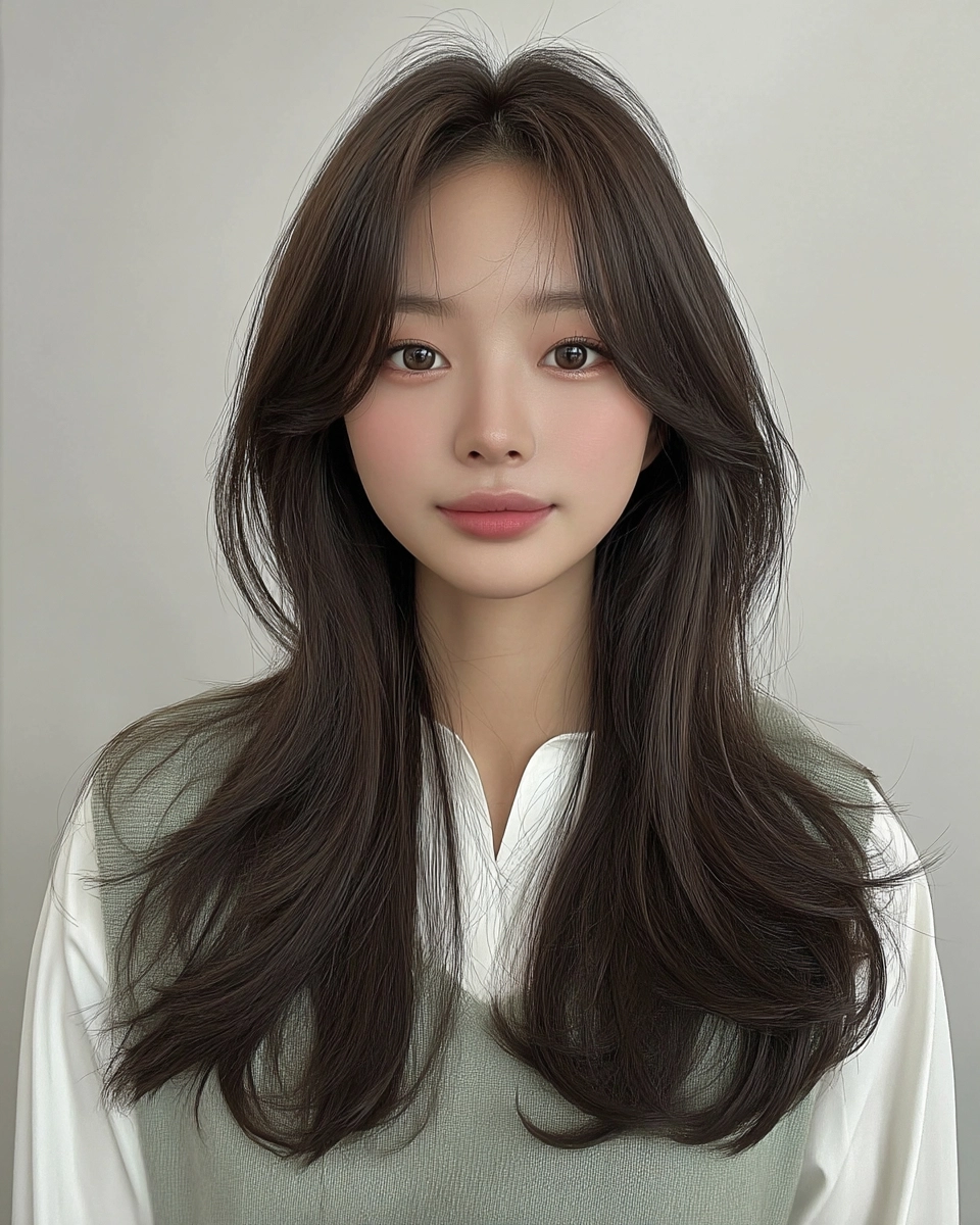 8 Stunning Wavy Hair Transformations 2026 | Korea Hair Salon 4 wavy hair transformations Korea 2026 - Style 2 at Korea Hair Salon Seoul