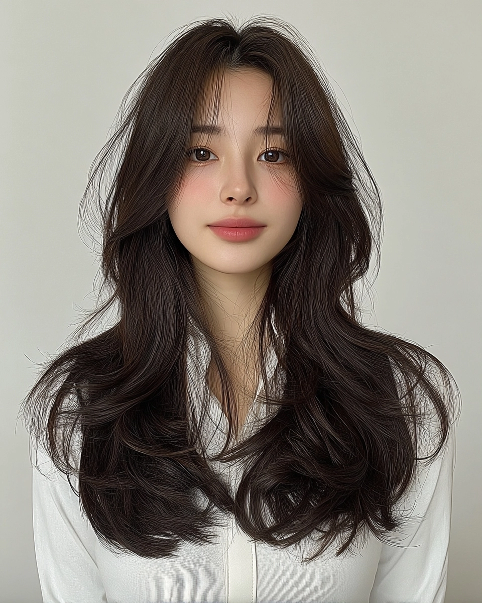 8 Stunning Wavy Hair Transformations 2026 | Korea Hair Salon 8 wavy hair transformations Korea 2026 - Style 5 at Korea Hair Salon Seoul