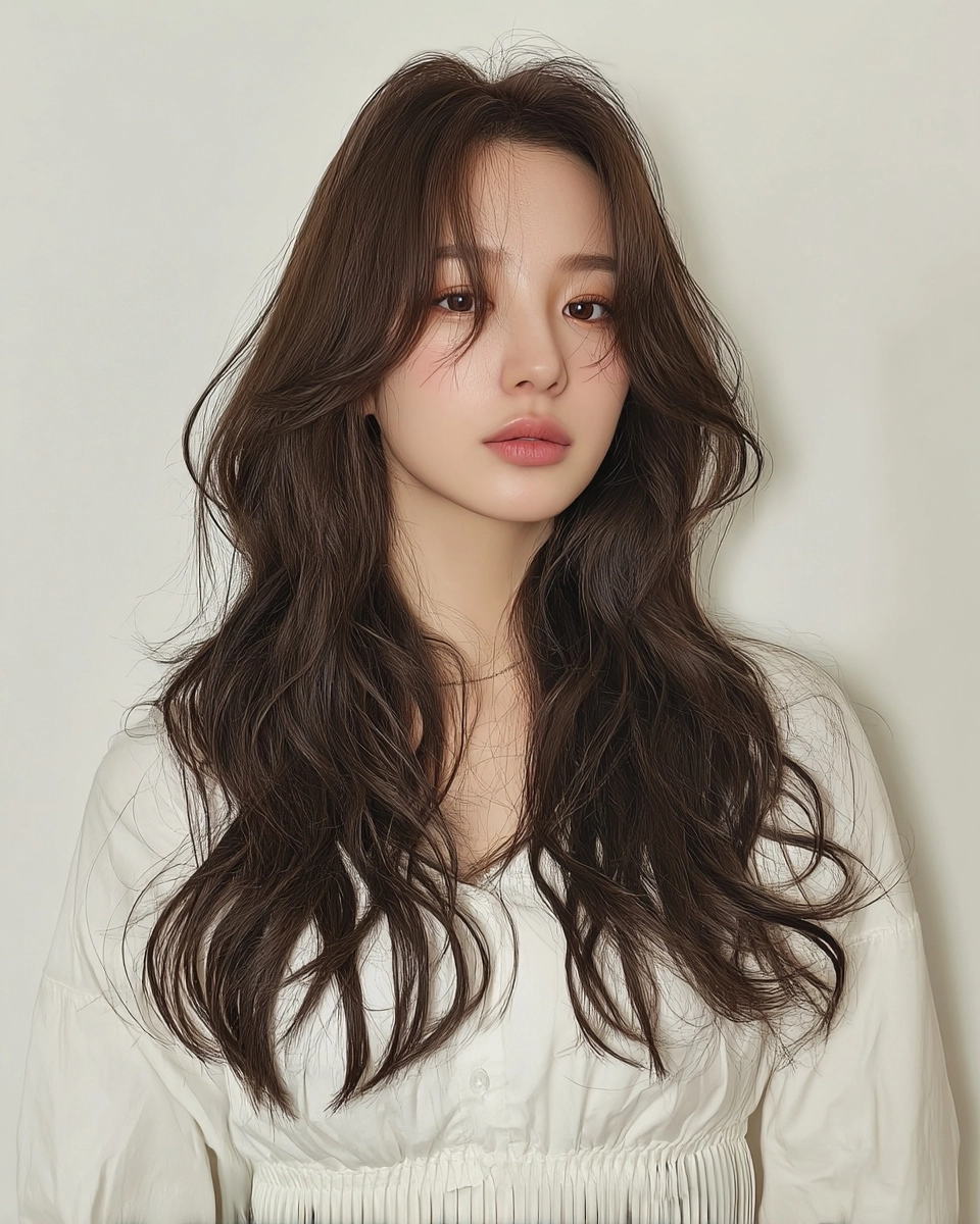 8 Stunning Wavy Korean Hairstyles 2026 | Korea Hair Salon 8 wavy Korean hairstyles 2026 - Style 5 at Korea Hair Salon Seoul