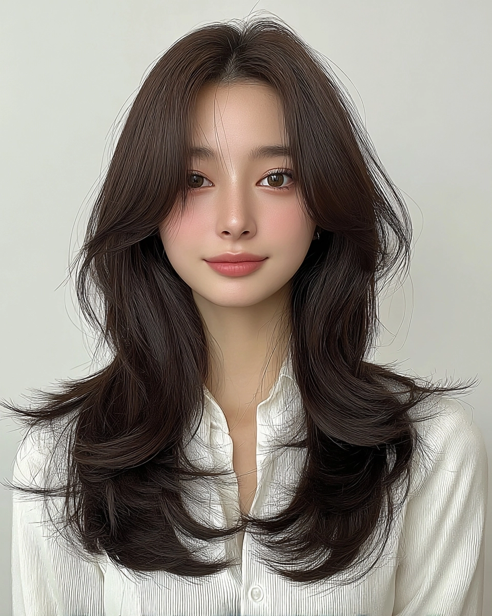 8 Stunning Wavy Korean Hairstyles 2026 | Korea Hair Salon 11 wavy Korean hairstyles 2026 - Style 8 at Korea Hair Salon Seoul