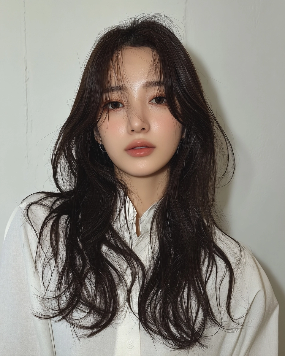 8 Stunning Winter Layered Waves 2026 | Korea Hair Salon 3 winter layered waves 2026 - Style 1 at Korea Hair Salon Seoul
