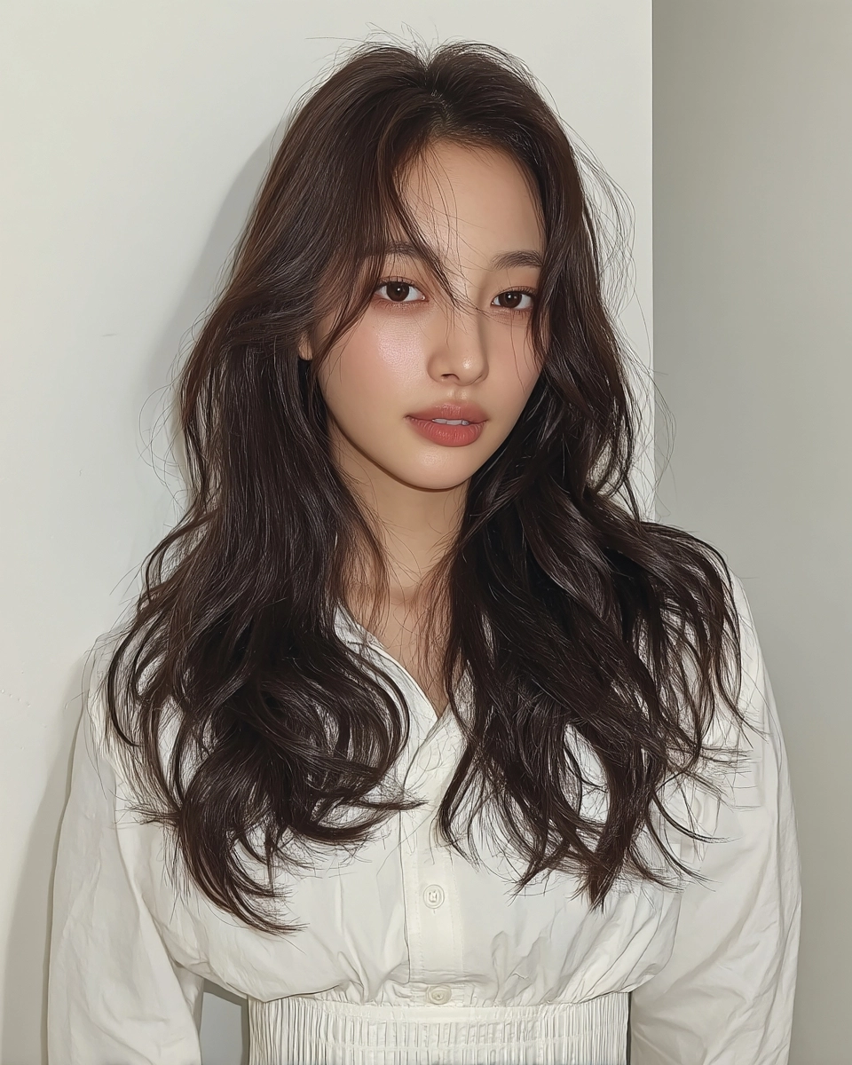 8 Stunning Winter Soft Wave Styles 2026 | Korea Hair Salon 4 winter soft wave styles 2026 - Style 2 at Korea Hair Salon Seoul