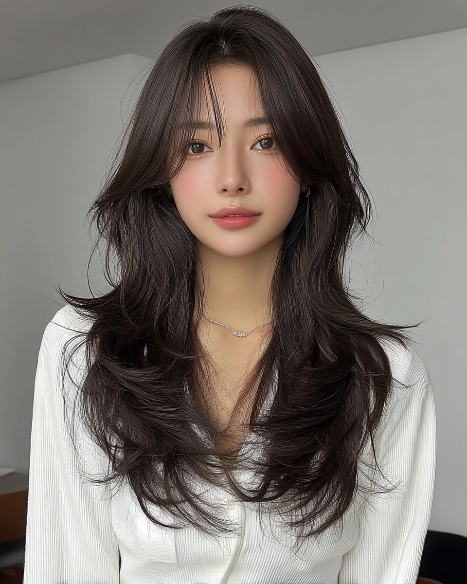 8 Stunning Winter Soft Wave Styles 2026 | Korea Hair Salon 5 winter soft wave styles 2026 - Style 3 at Korea Hair Salon Seoul
