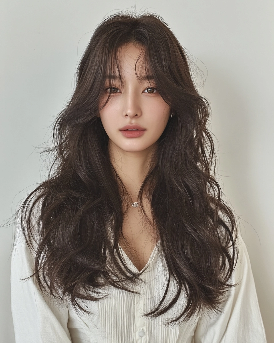 8 Stunning Winter Soft Wave Styles 2026 | Korea Hair Salon 9 winter soft wave styles 2026 - Style 6 at Korea Hair Salon Seoul