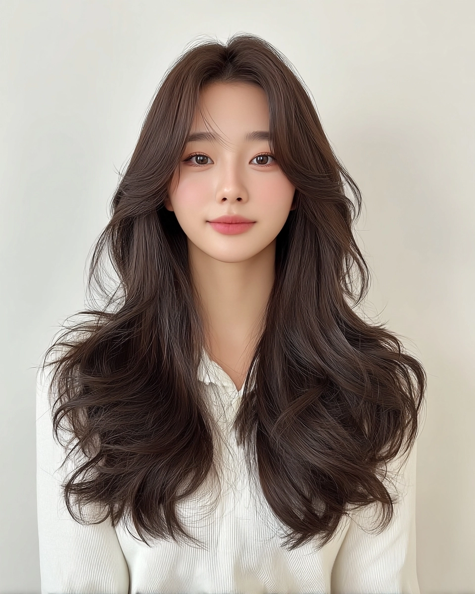8 Stunning Winter Soft Wave Styles 2026 | Korea Hair Salon 10 winter soft wave styles 2026 - Style 7 at Korea Hair Salon Seoul