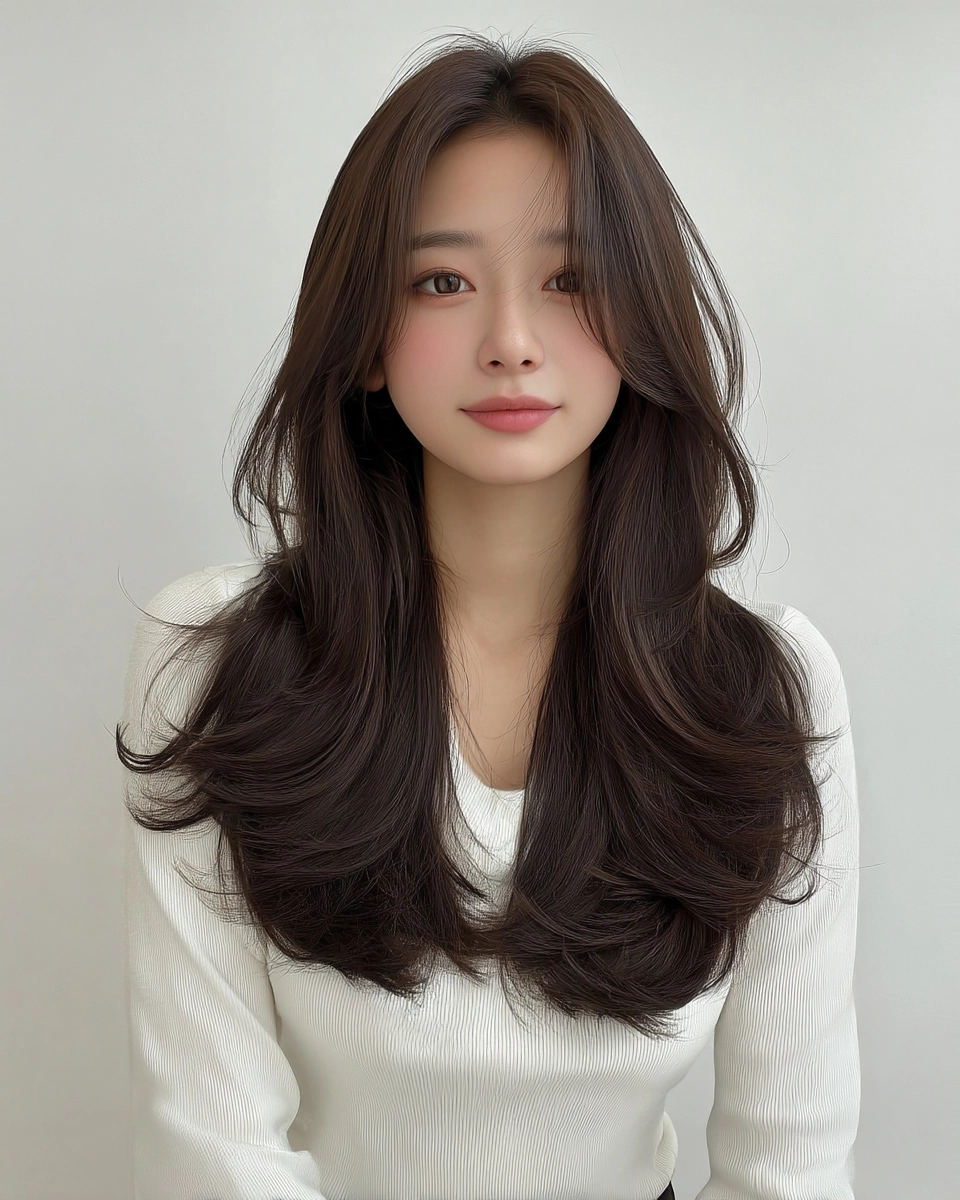 8 Stunning Winter Soft Wave Styles 2026 | Korea Hair Salon 11 winter soft wave styles 2026 - Style 8 at Korea Hair Salon Seoul