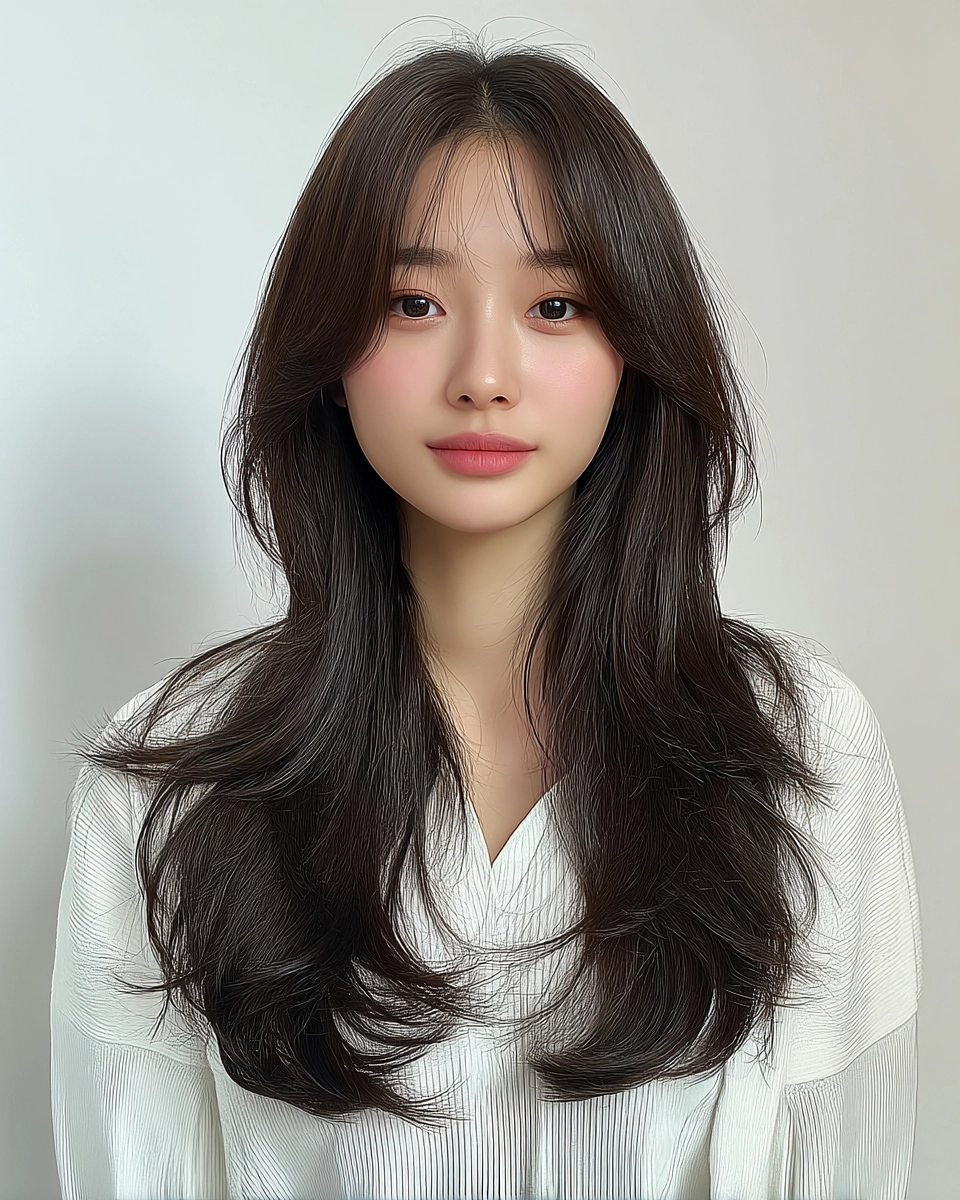 8 Stunning Winter Wave Hairstyles 2026 | Korea Hair Salon 4 winter wave hairstyles 2026 - Style 2 at Korea Hair Salon Seoul
