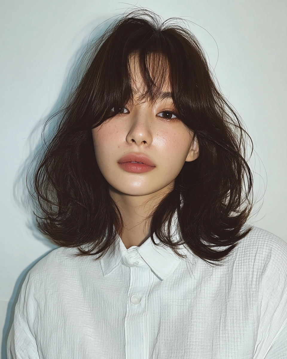 8 Stunning Winter Wave Hairstyles 2026 | Korea Hair Salon 8 winter wave hairstyles 2026 - Style 5 at Korea Hair Salon Seoul