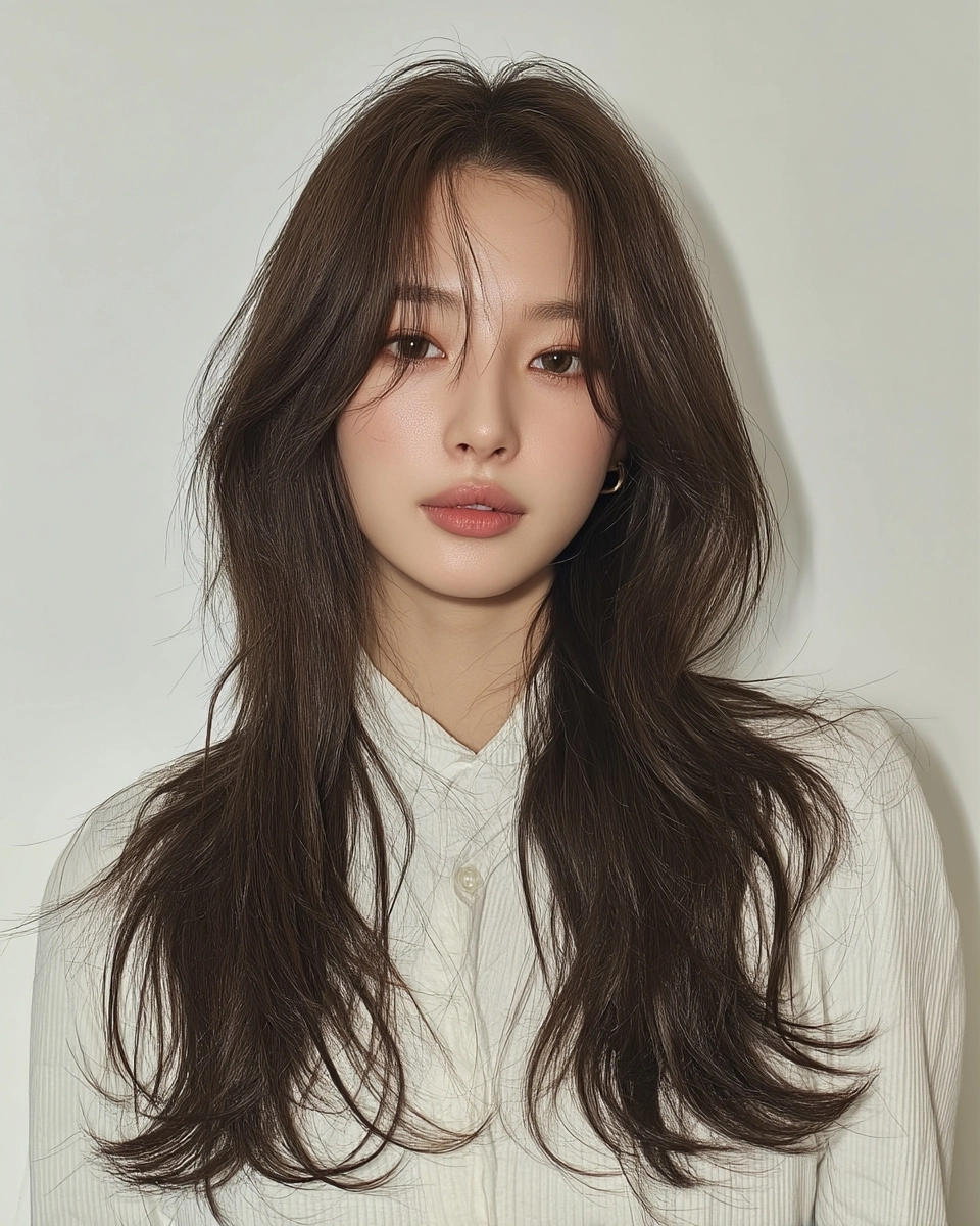 8 Stylish Soft Wave Perms Korea 2026 | Korea Hair Salon 7 soft wave perm Korea 2026 - Style 4 at Korea Hair Salon Seoul