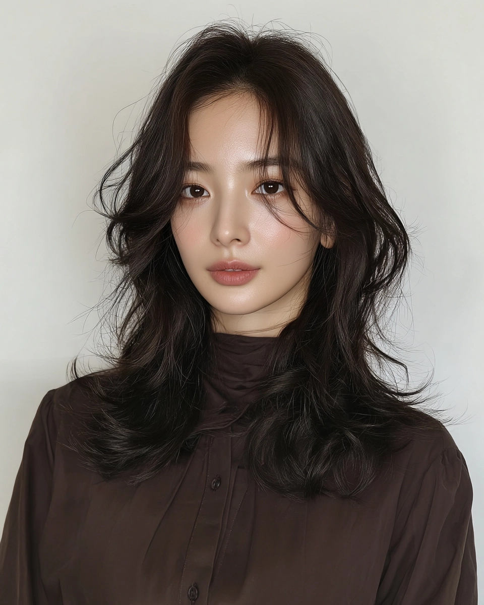 8 Trending Layered Korean Hairstyles 2026 | Korea Hair Salon 4 trending layered Korean hairstyles 2026 - Style 2 at Korea Hair Salon Seoul