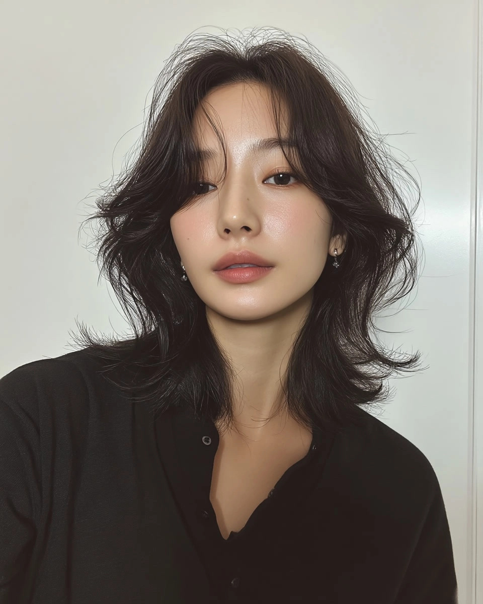 8 Trending Layered Korean Hairstyles 2026 | Korea Hair Salon 9 trending layered Korean hairstyles 2026 - Style 6 at Korea Hair Salon Seoul