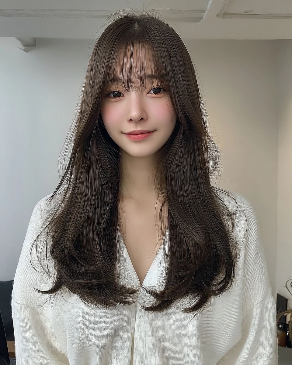 8 Trending Layered Korean Hairstyles 2026 | Korea Hair Salon 11 trending layered Korean hairstyles 2026 - Style 8 at Korea Hair Salon Seoul