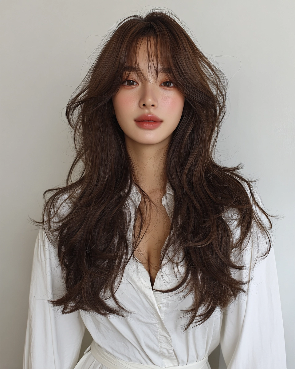 8 Trending Soft Layered Cuts 2026 | Korea Hair Salon 4 trending soft layered cuts 2026 - Style 2 at Korea Hair Salon Seoul