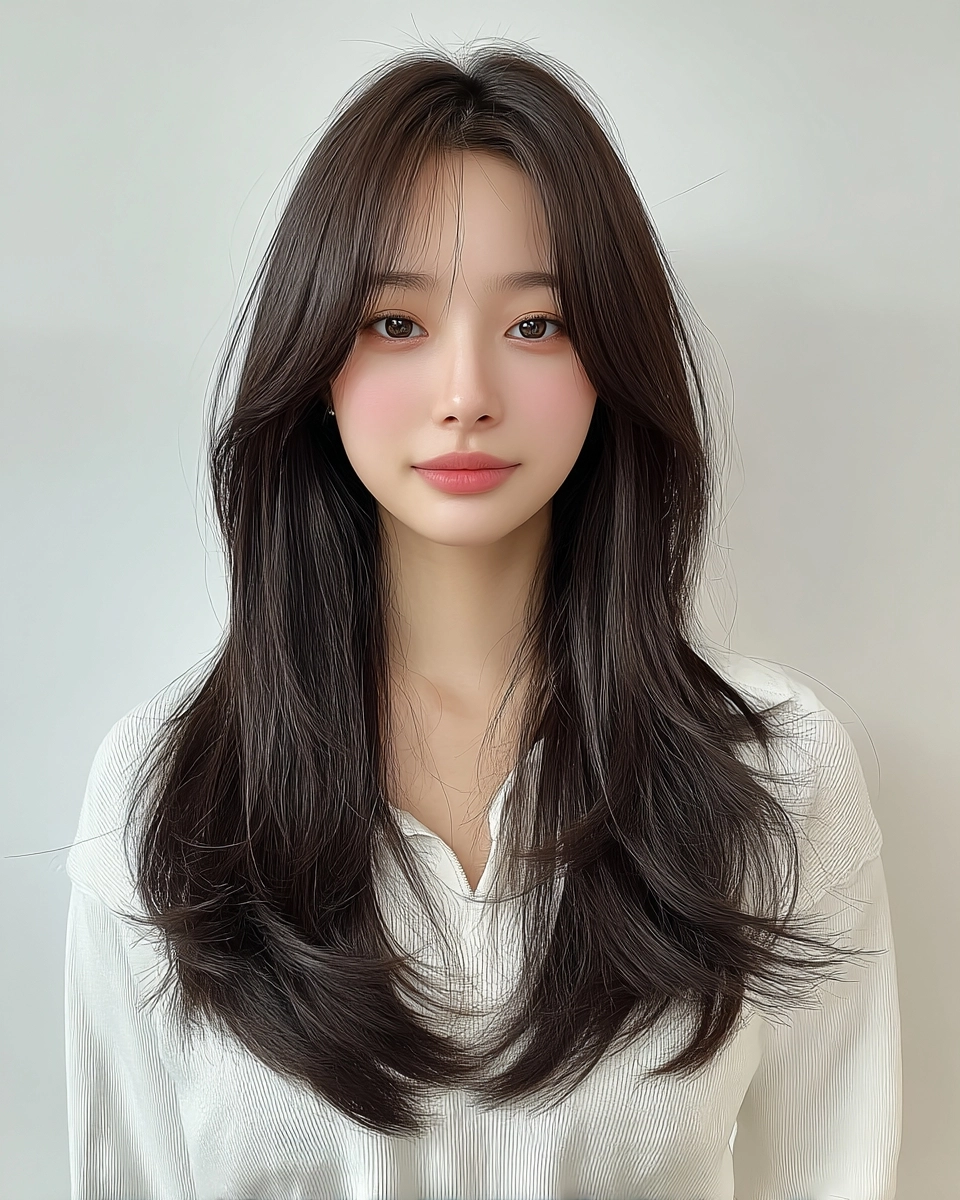 8 Trending Soft Layered Styles 2026 | Korea Hair Salon 4 trending soft layered styles 2026 - Style 2 at Korea Hair Salon Seoul