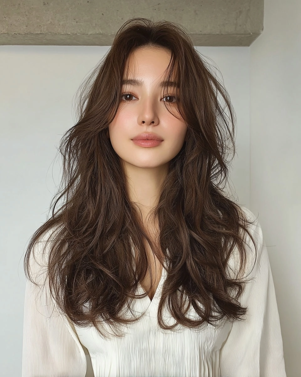 8 Trending Wavy Hair Styles 2026 | Korea Hair Salon 4 trending wavy hair 2026 - Style 2 at Korea Hair Salon Seoul