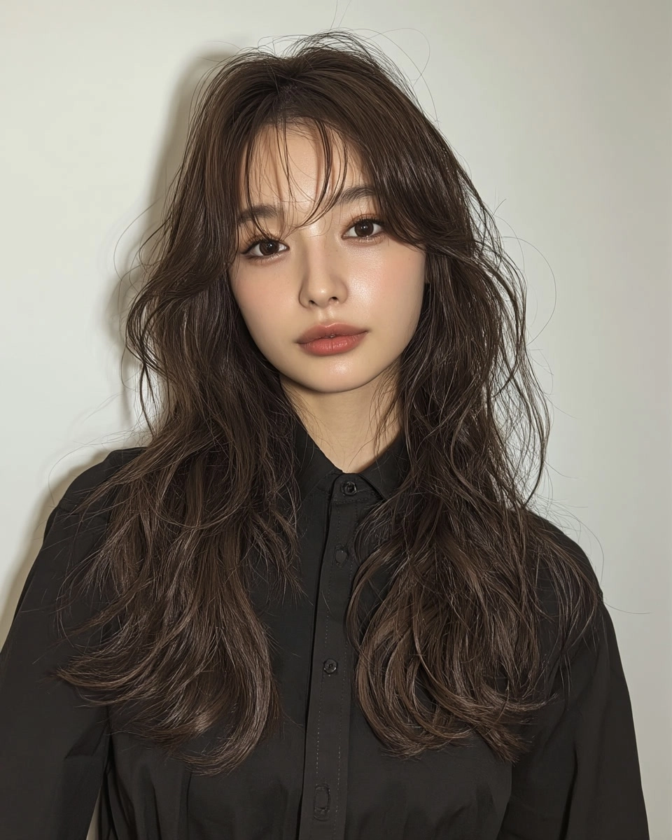 8 Trending Wavy Hair Styles 2026 | Korea Hair Salon 5 trending wavy hair 2026 - Style 3 at Korea Hair Salon Seoul