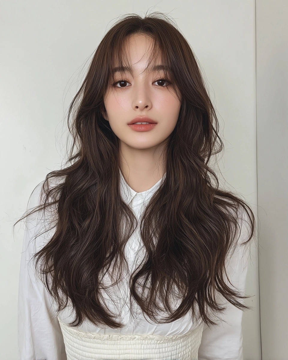 8 Trending Wavy Hair Styles 2026 | Korea Hair Salon 7 trending wavy hair 2026 - Style 4 at Korea Hair Salon Seoul