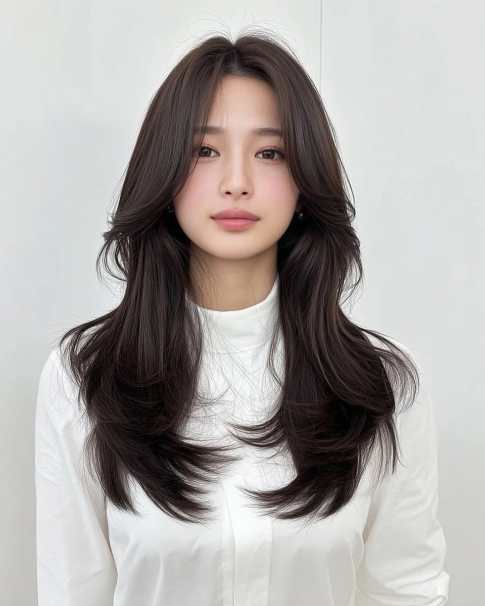8 Trendy Korean Hairstyles for Professionals 2026 | Korea Hair Salon 11 trendy Korean hairstyles for professionals 2026 - Style 8 at Korea Hair Salon Seoul