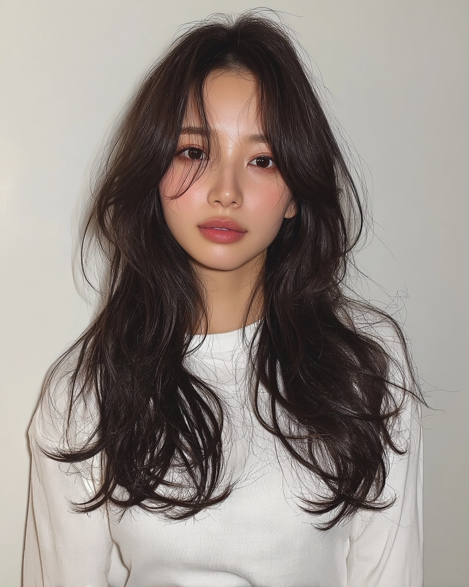 8 Trendy Soft Wave Perms 2026 | Korea Hair Salon 4 soft wave perm Korea 2026 - Style 2 at Korea Hair Salon Seoul