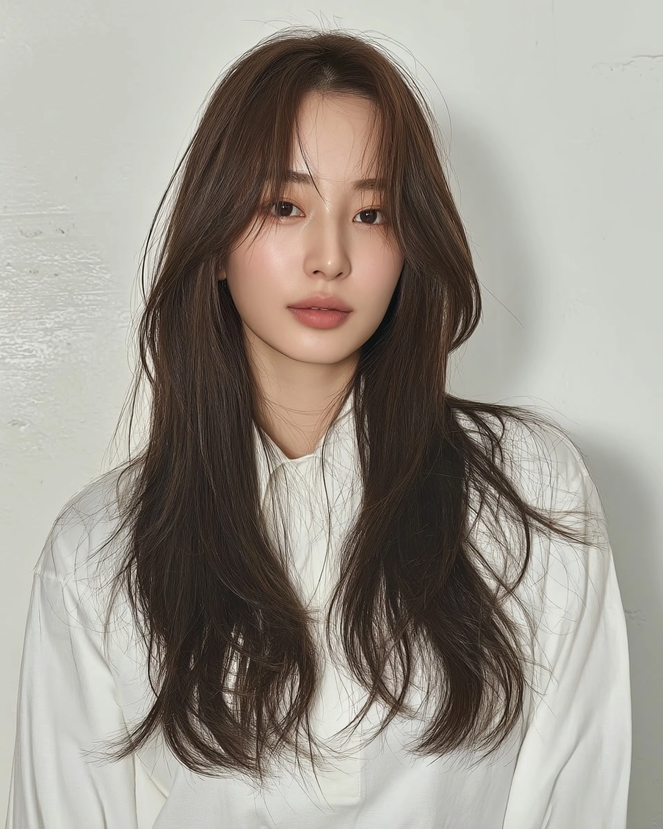 8 Trendy Soft Wave Perms 2026 | Korea Hair Salon 7 soft wave perm Korea 2026 - Style 4 at Korea Hair Salon Seoul