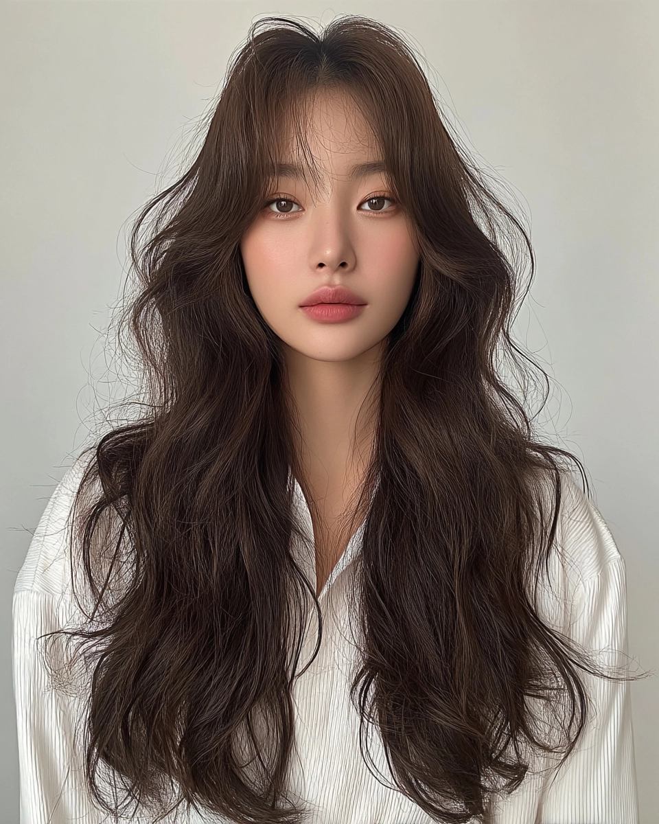 8 Trendy Soft Wave Perms 2026 | Korea Hair Salon 8 soft wave perm Korea 2026 - Style 5 at Korea Hair Salon Seoul