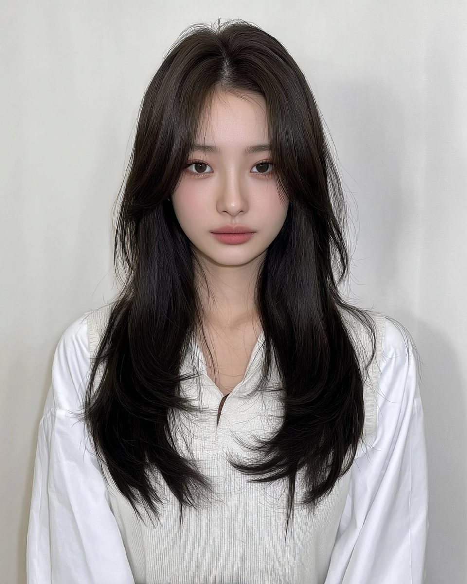 8 Voluminous Layered Hairstyles Seoul | Korea Hair Salon 3 voluminous layered hairstyles Seoul - Style 1 at Korea Hair Salon Seoul