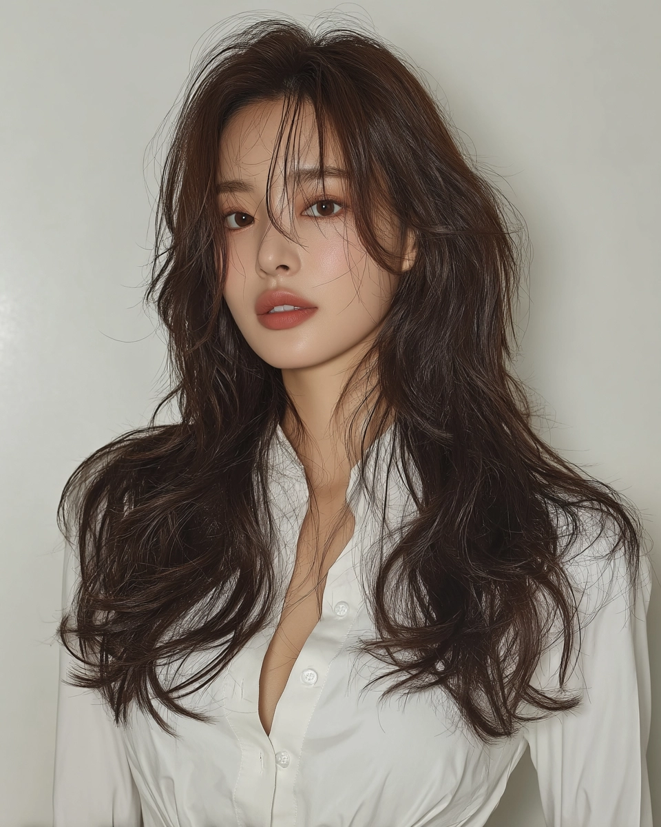 8 Voluminous Layered Hairstyles Seoul | Korea Hair Salon 11 voluminous layered hairstyles Seoul - Style 8 at Korea Hair Salon Seoul