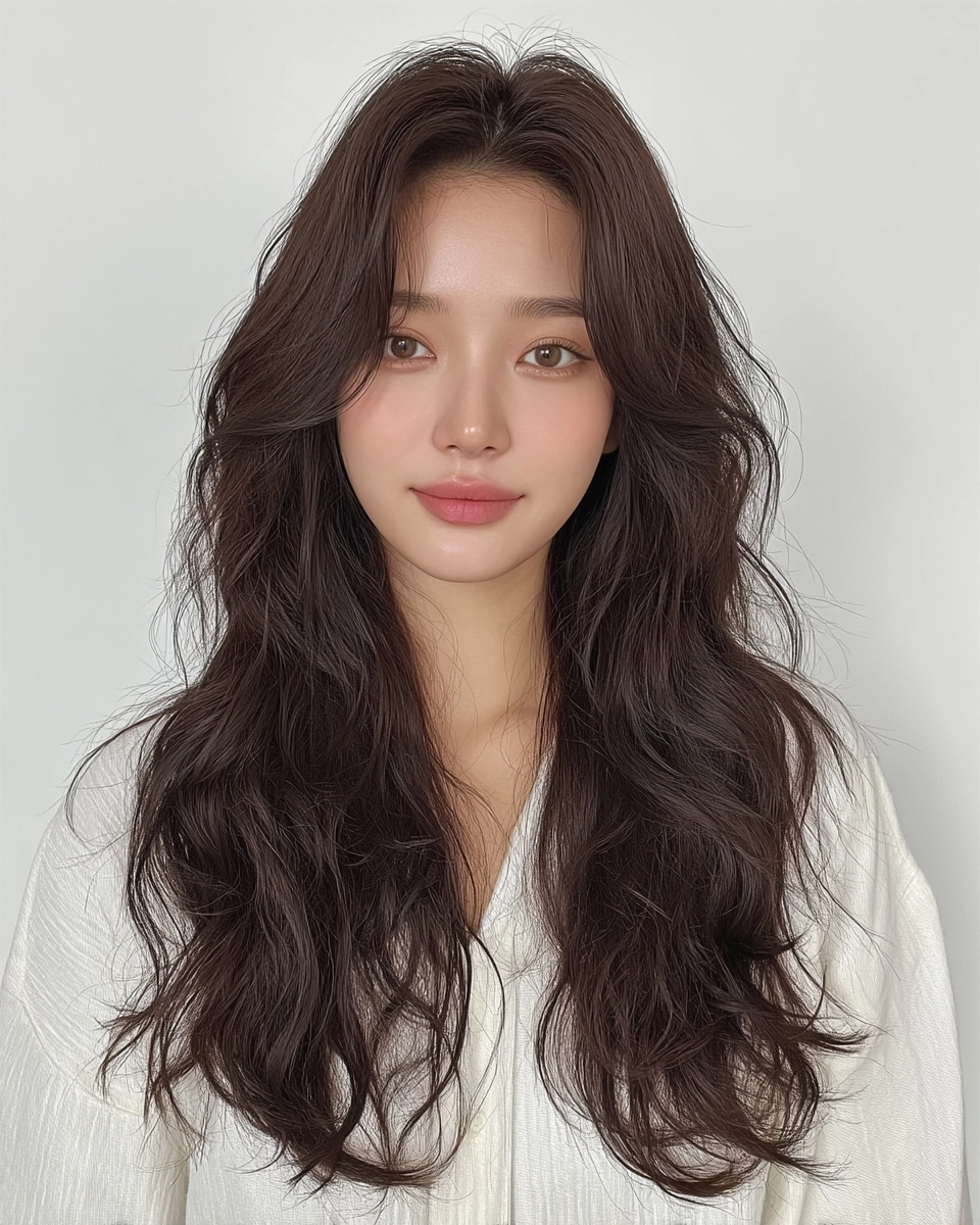 8 Voluminous Layered Styles for 2026 | Korea Hair Salon 5 voluminous layered styles 2026 - Style 3 at Korea Hair Salon Seoul