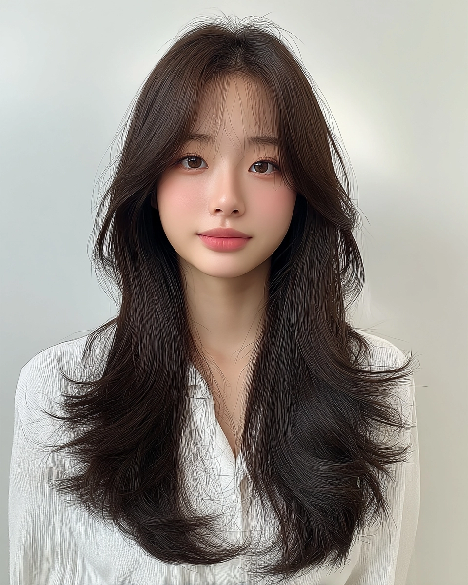 8 Voluminous Layered Styles for 2026 | Korea Hair Salon 10 voluminous layered styles 2026 - Style 7 at Korea Hair Salon Seoul
