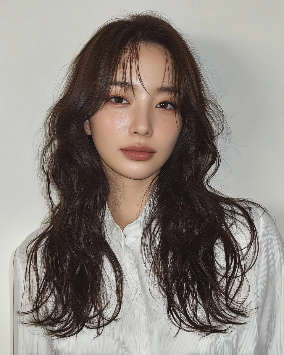 8 Voluminous Layered Styles Seoul | Korea Hair Salon 4 voluminous layered styles Seoul - Style 2 at Korea Hair Salon Seoul