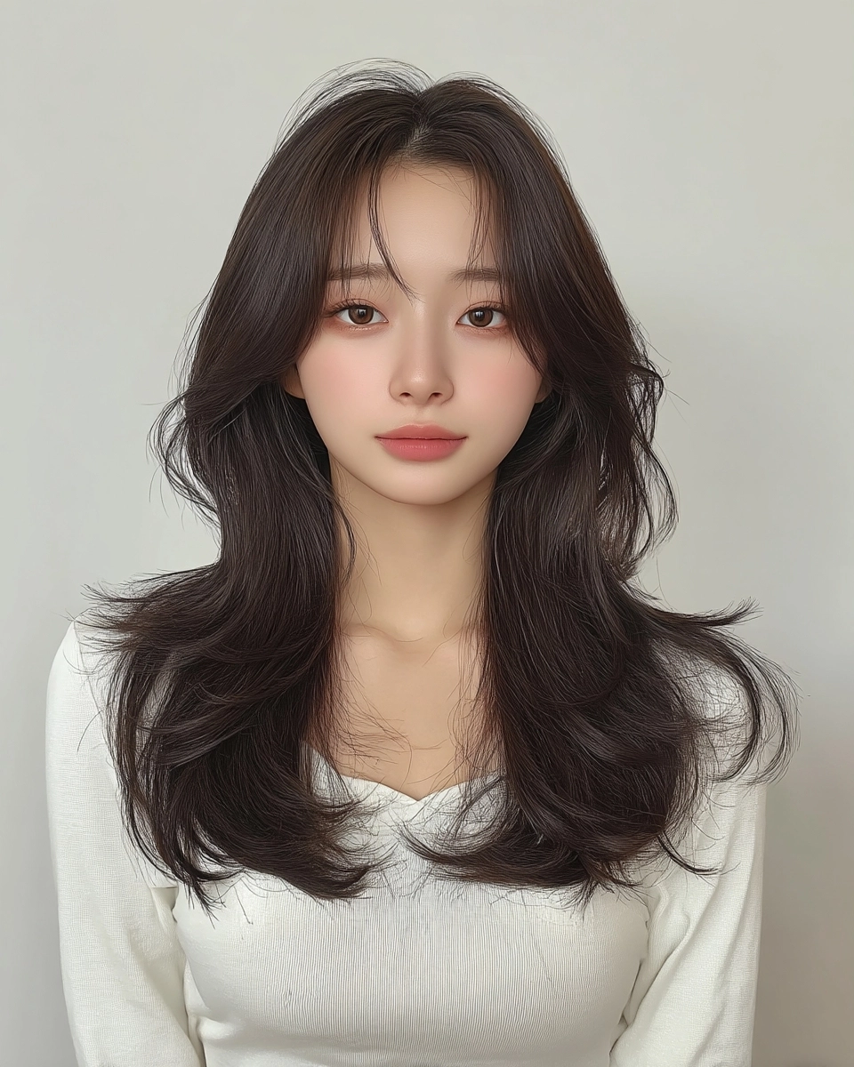 8 Voluminous Layered Styles Seoul | Korea Hair Salon 8 voluminous layered styles Seoul - Style 5 at Korea Hair Salon Seoul