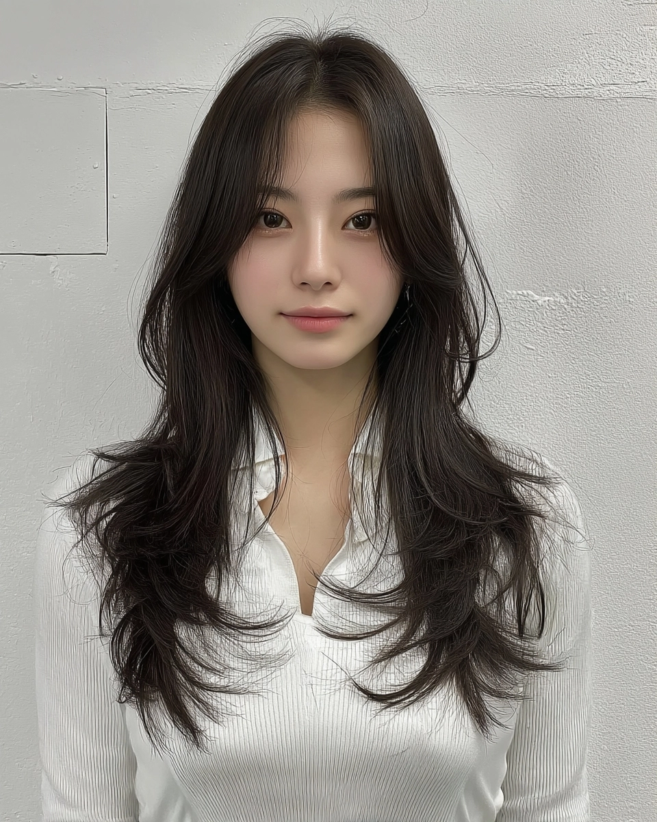 8 Voluminous Layered Styles Seoul | Korea Hair Salon 9 voluminous layered styles Seoul - Style 6 at Korea Hair Salon Seoul